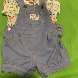 Carter’s 3 month Girls Overall Set
